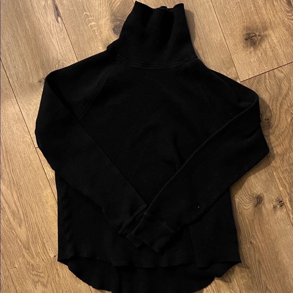 Everlane Black Turtleneck Top